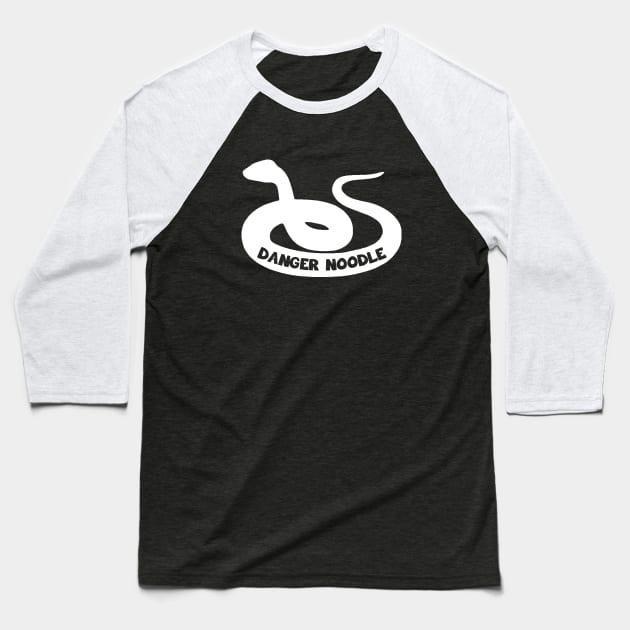 Danger Noodle Baseball T-Shirt by LunaMay